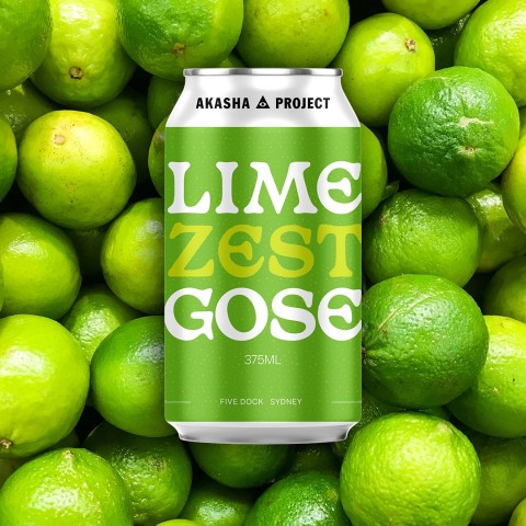 Akasha Lime Zest Gose 375ml Can