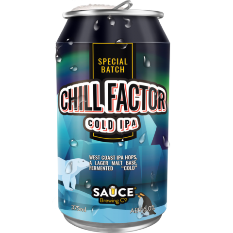 Sauce Chill Factor Cold Ipa 375ml Can