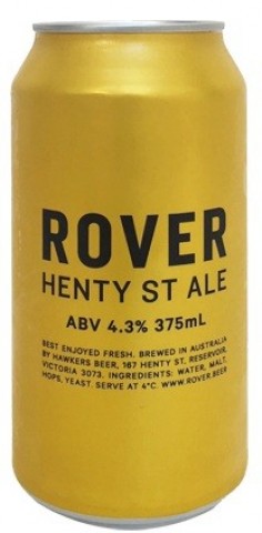 Rover Henty St Ale Cans
